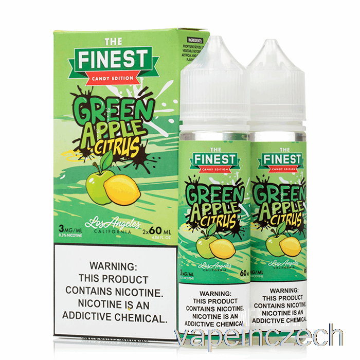 Zelené Jablko Citrus - Nejjemnější Edice Cukroví - 120ml 3mg Vape Pero